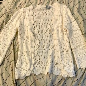 I am selling a cardigan it is brand new and there is no holes or stains.